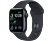 APPLE Watch SE (2022) GPS, 40mm éjfekete alumíniumtok, éjfekete sportszíj (MNJT3CM/A)