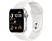 APPLE Watch SE (2022) GPS, 40mm ezüst alumíniumtok, fehér sportszíj (MNJV3CM/A)
