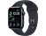 APPLE Watch SE (2022) GPS, 44mm éjfekete alumíniumtok, éjfekete sportszíj (MNK03CM/A)