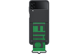 SAMSUNG Galaxy Z Flip 4 Kordonlu Silikon Kılıf Siyah