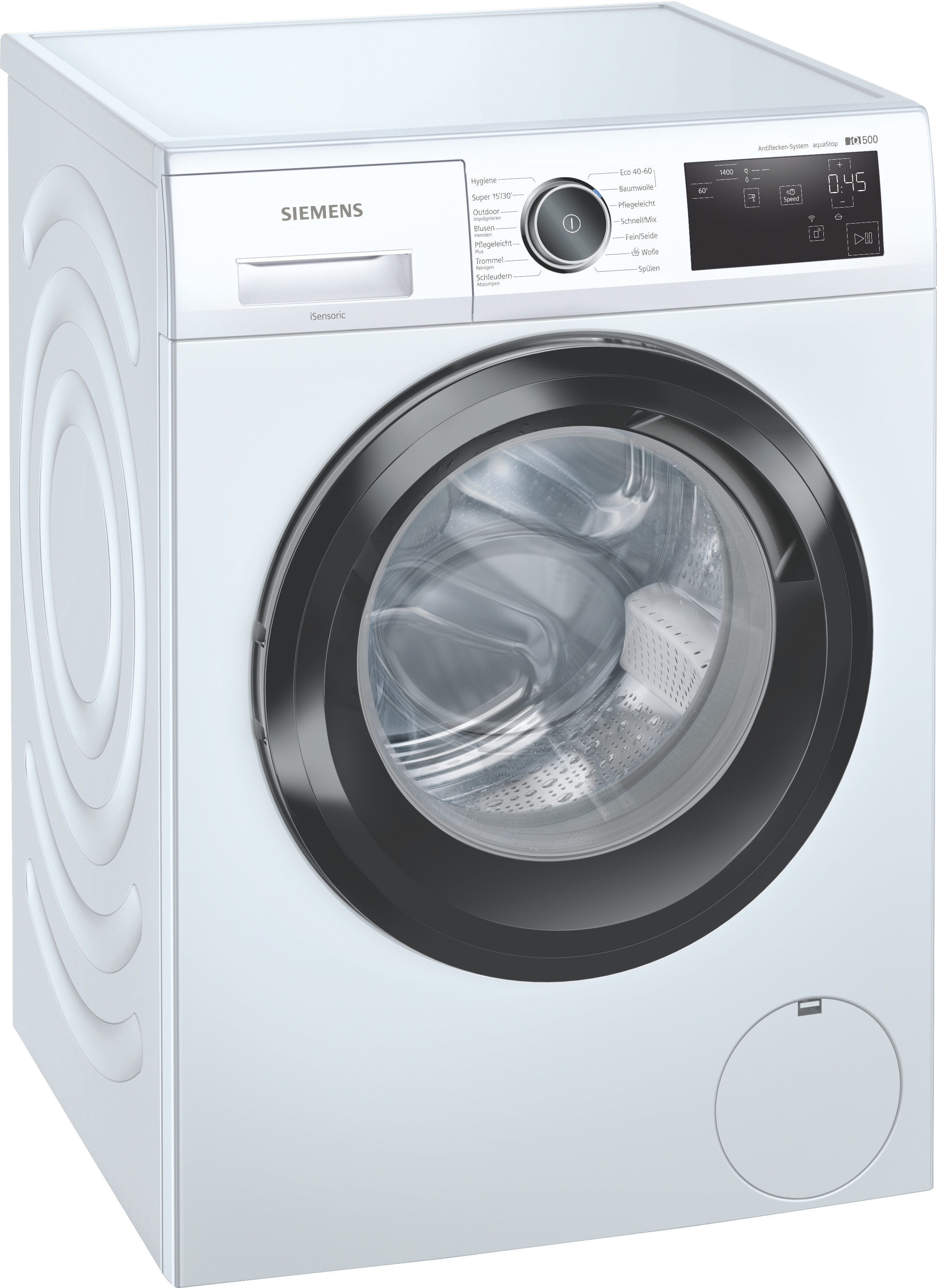 SIEMENS WM14UR5EM2 iQ500 Waschmaschine (9 kg, 1351 U/Min., A, Frontlader)