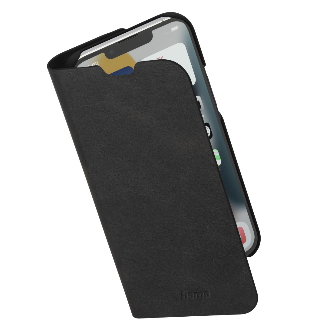 HAMA Guard Pro Apple, Pro, Schwarz 14 Bookcover, iPhone Max