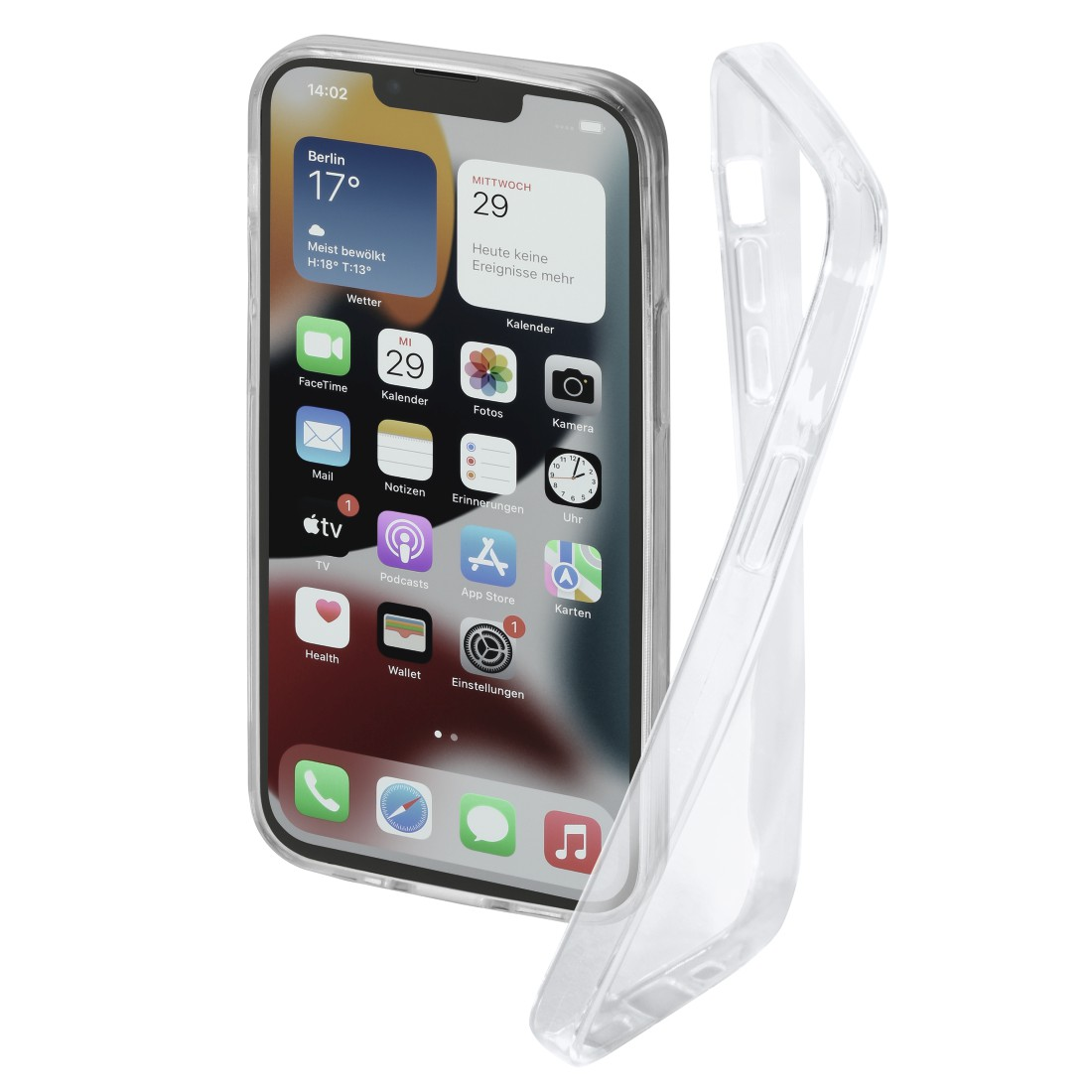 HAMA Crystal Clear, Backcover, Transparent Max, 14 Pro Apple, iPhone