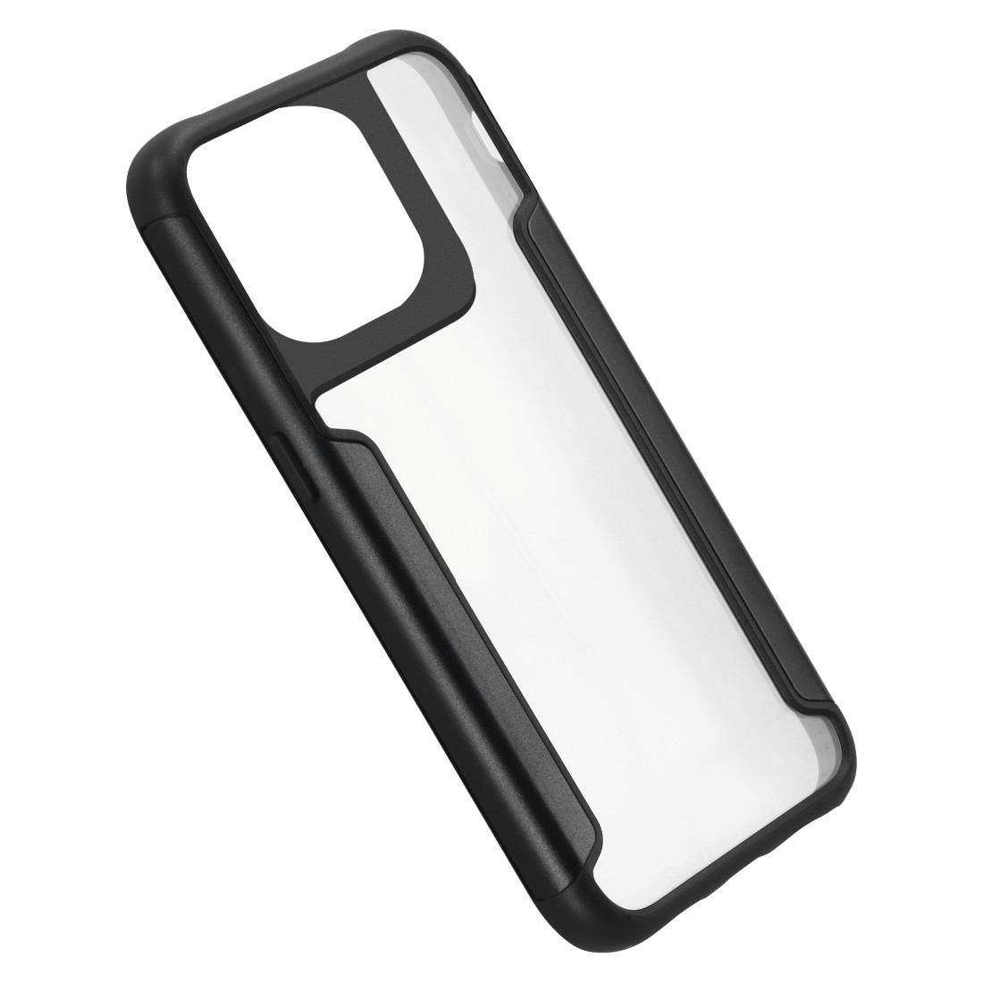 Apple, Pro Frame, Schwarz/Transparent Metallic HAMA Max, 14 iPhone Backcover,