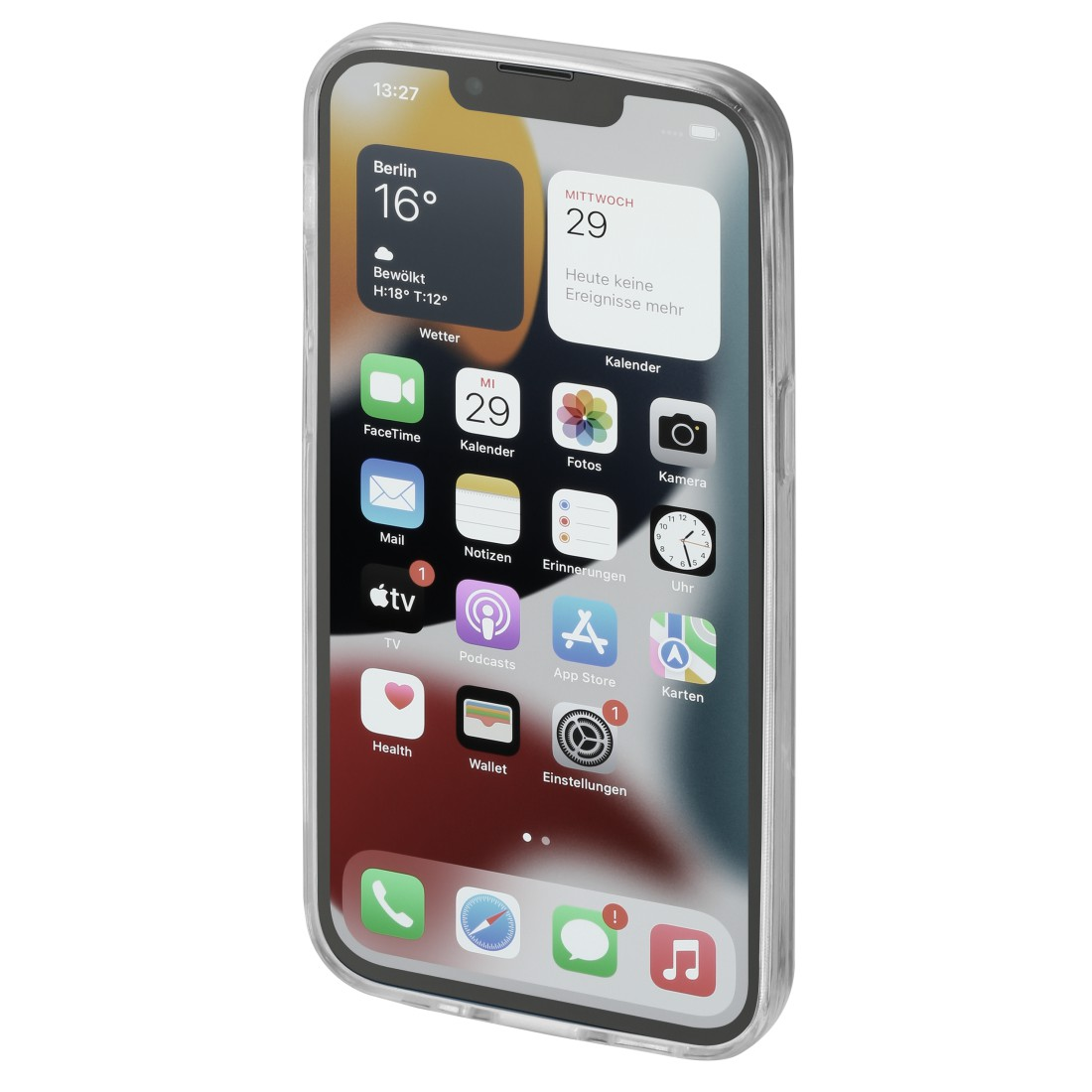 HAMA Crystal Clear, Backcover, Transparent Apple, iPhone 14