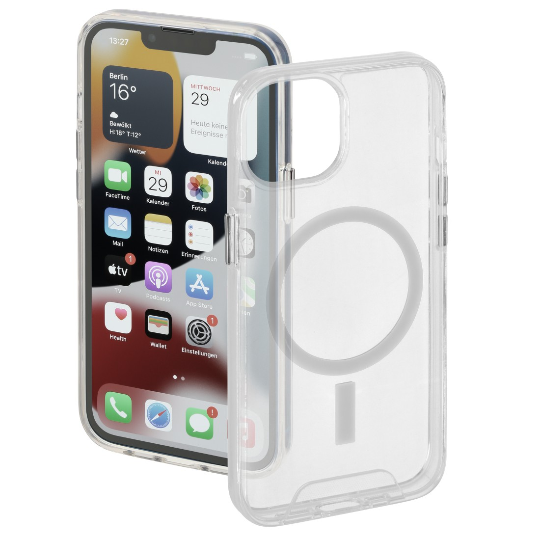 Safety, iPhone Plus, 14 Transparent Backcover, MagCase HAMA Apple,