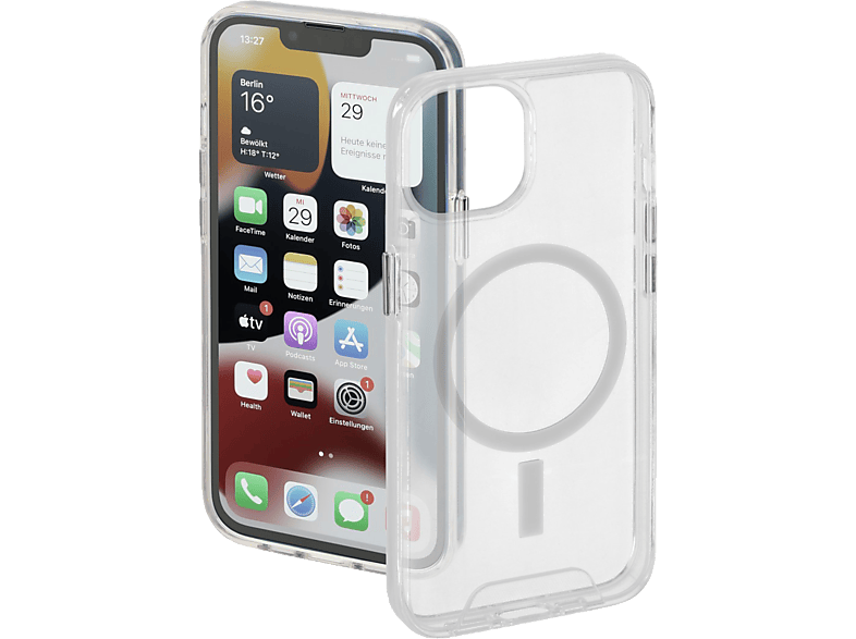 HAMA MagCase 14 Safety, Backcover, iPhone Apple, Plus, Transparent