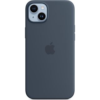 APPLE Funda de silicona con MagSafe para el iPhone 14 Plus, Azul tempestad