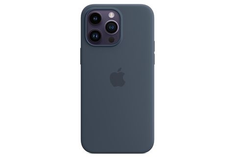 REACONDICIONADO B: APPLE Funda de silicona con MagSafe para el iPhone 14  Pro Max, Azul tempestad