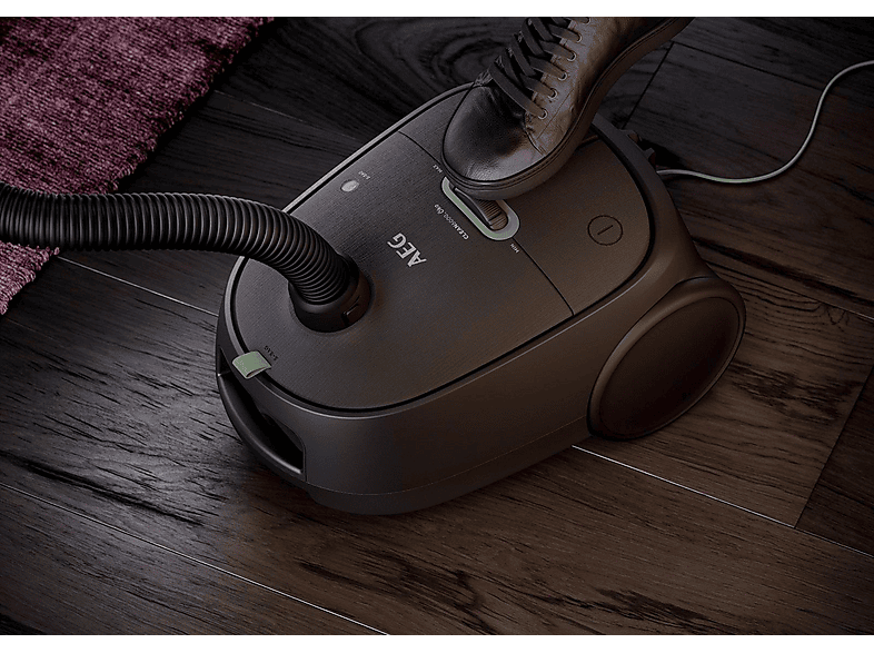 AEG AB61C2OKO clean 6000 Bodenstaubsauger mit Beutel (77 dB(A), maximale Leistung: 650 Watt, Granite Grey) — Foto 3 von 5