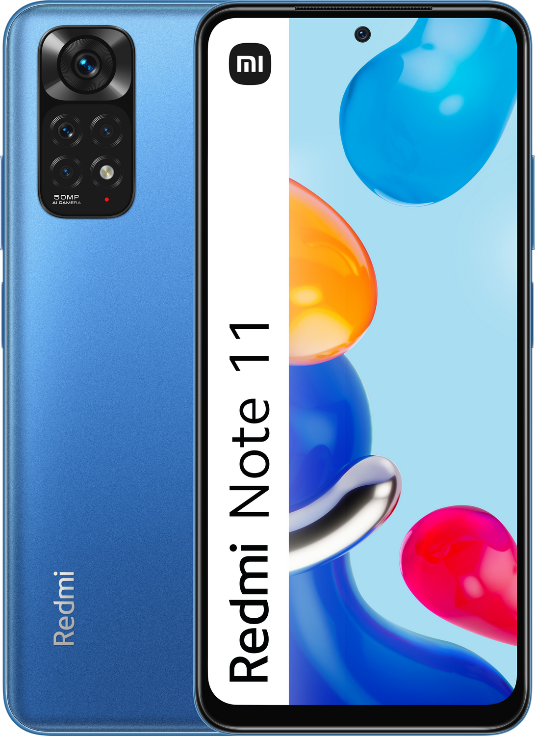 Móvil - Xiaomi Redmi Note 11, Azul Ocaso, 128 GB, 6 GB, 6.43 " Full HD+, Qualcomm Snapdragon™ 680, 5000 mAh, Android