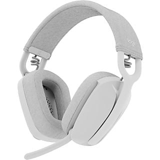 Auriculares inalámbricos - Logitech Zone Vibe 100, Bluetooth, Cancelación de ruido, 18hs de autonomía, PC/Mac, Blanco