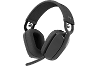 Auriculares inalámbricos - Logitech Zone Vibe 100, Bluetooth, Cancelación de ruido, 18hs de autonomía, PC/Mac, Negro