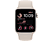 APPLE Watch SE (2022) GPS, 40mm csillagfény alumíniumtok, csillagfény sportszíj (MNJP3CM/A)