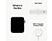 APPLE Watch SE (2022) GPS, 40mm ezüst alumíniumtok, fehér sportszíj (MNJV3CM/A)