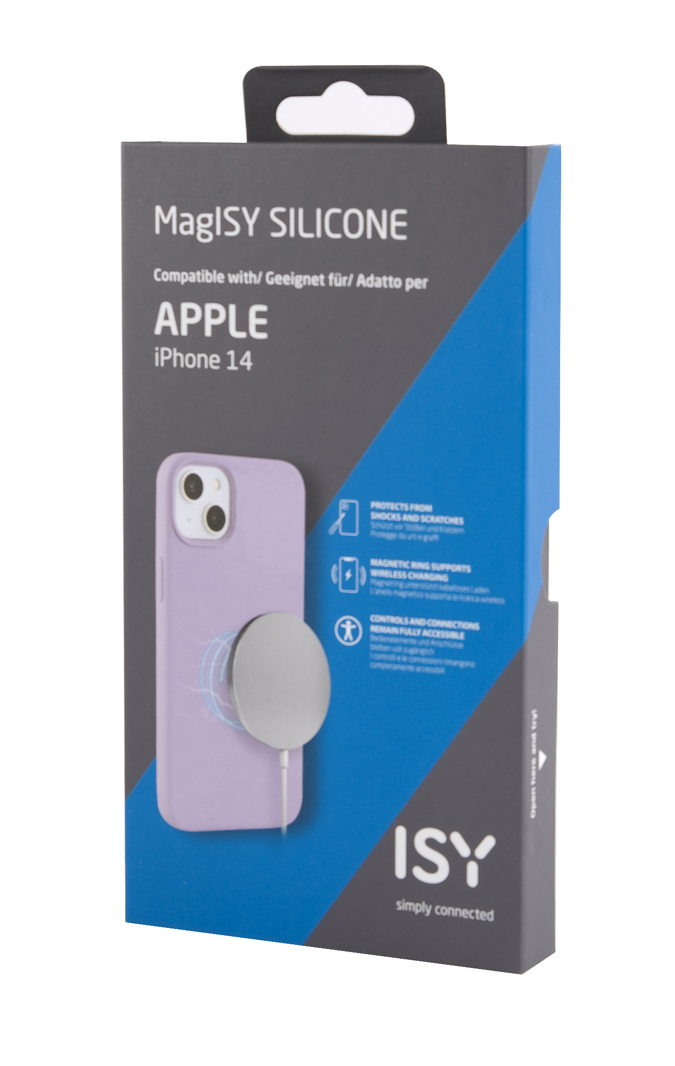 ISY ISC-2435, 14, iPhone Violett Backcover, Apple