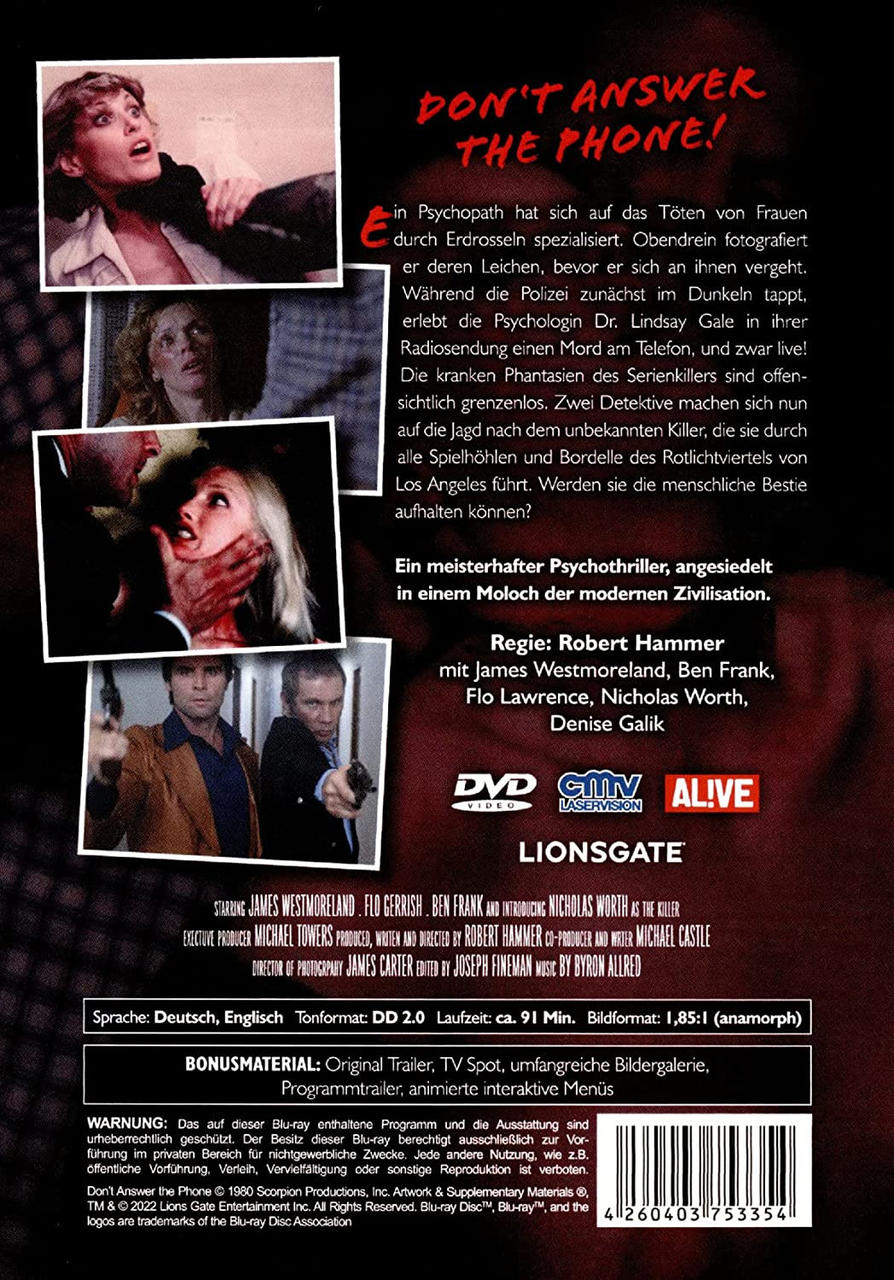 Filmplakat mit Personen und Text, das eine Thriller-Filmszene zeigt.
