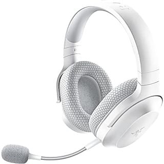 Auriculares gaming - Razer Barracuda X, Micrófono extraíble, Cancelación de ruido pasiva, Bluetooth 5.2, Mercury White