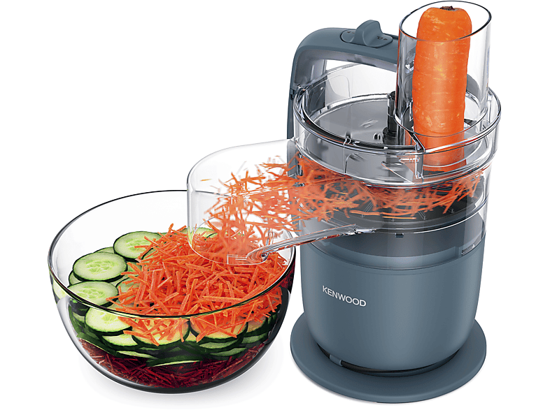 Kenwood MultiPro Go Fdp22.130Gy Robot DA Cucina, 650 W, capacità ciotola 1,3 l, grigio