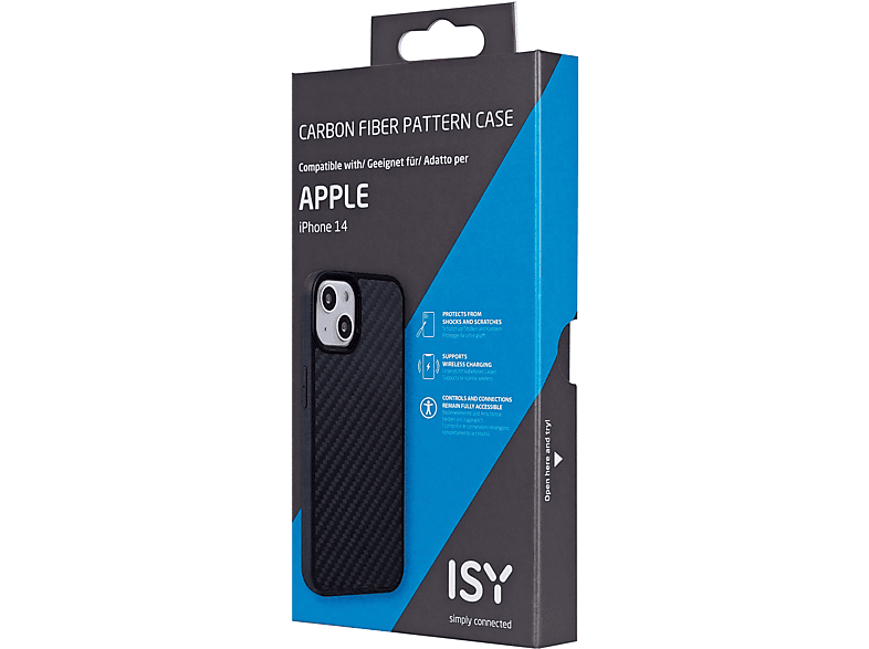 Thumbnail - ISY ISC-3721, Backcover, Apple, iPhone 14, Schwarz