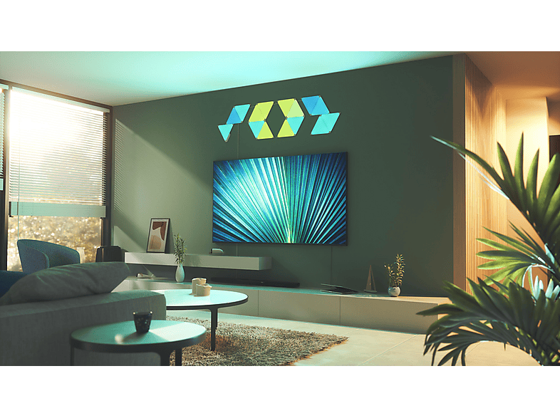 Nanoleaf NL47-6002HX-15PK Shapes Triangles Smart Light Panels Weiß Starter Kit mit 15 Panels — Foto 3 von 5