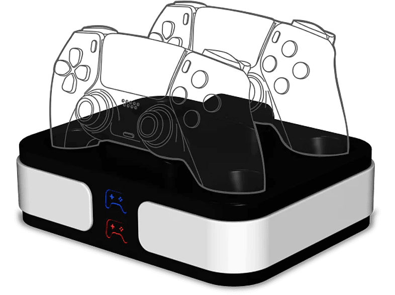 Station de charge double Qware pour manettes PS5