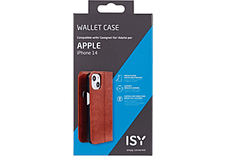 ISY ISC-3024, Bookcover, Apple, iPhone 14, Braun