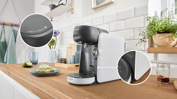 BOSCH TAS16B4 Tassimo Finesse Kaffeepadmaschine Snow White