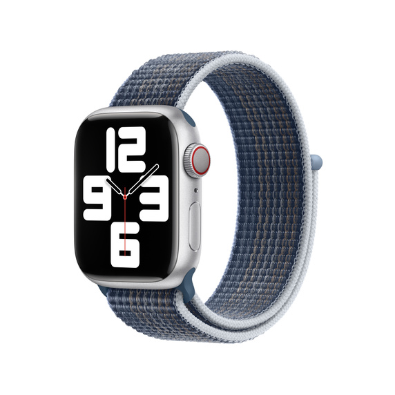 APPLE Watch Correa Loop deportiva, 41 mm, Tejido de nailon de doble capa, Azul tempestad
