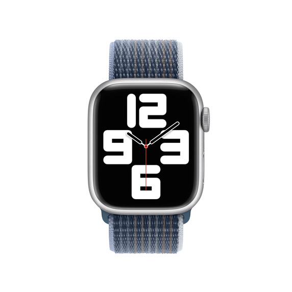 APPLE Watch Correa Loop deportiva, 41 mm, Tejido de nailon de doble capa, Azul tempestad