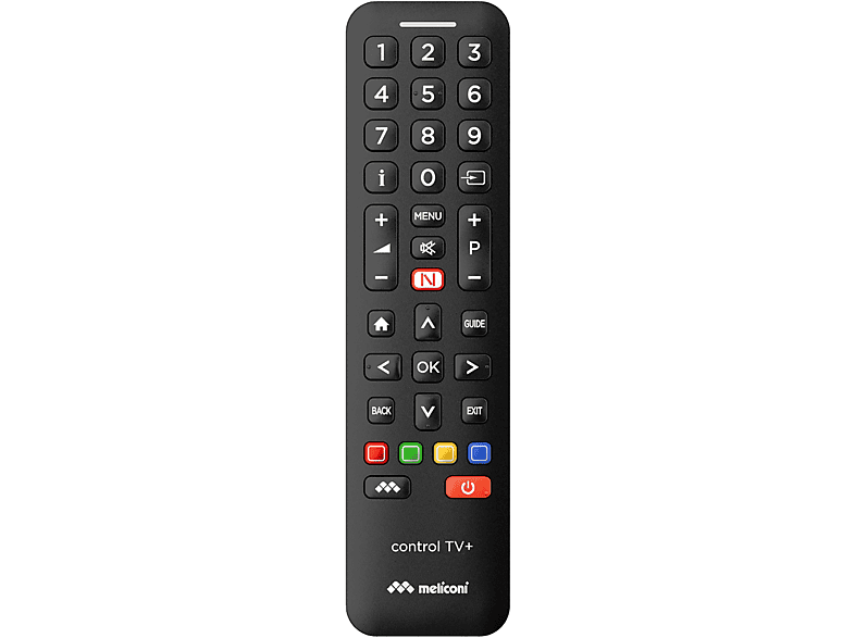 MELICONI CONTROL TV+, telecomando universale per TV e Smart TV, Accesso Rapido a HOME Netflix