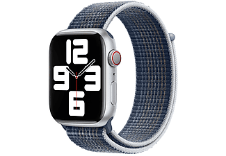 atravesar Monopolio malicioso Apple Watch Correa Loop deportiva, 45 mm, Tejido de nailon de doble capa,  Azul tempestad | MediaMarkt