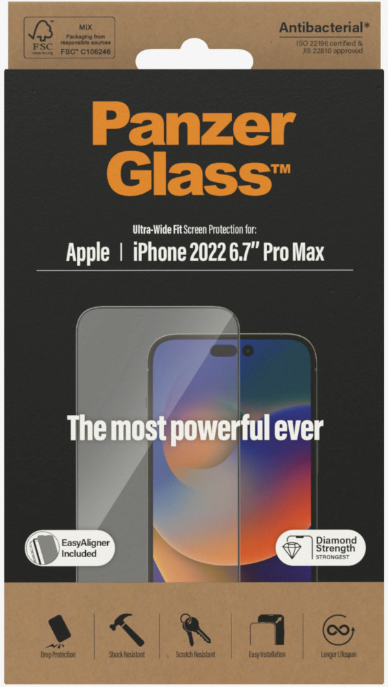 PANZERGLASS Protection d'écran iPhone 14 Pro Max (PZ-2786)