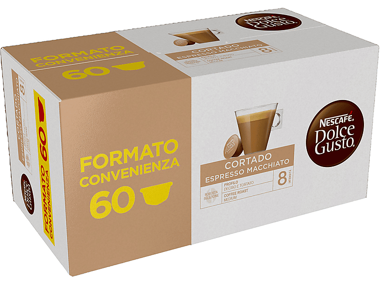 Nescafe' Dolce Gusto Capsule Dolce Gusto Cortado NDG Cortado X60 Caffè in capsule