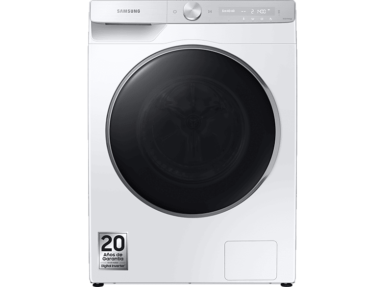 Lavadora carga frontal  Samsung WW90T534DTW/S3, 9 Kg, 1400 rpm,  Auto-dosificación, EcoBubble™, WiFi, Blanco