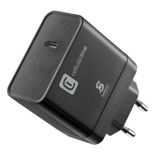 CELLULAR LINE Charger Ultra PD - Caricabatterie (Nero)