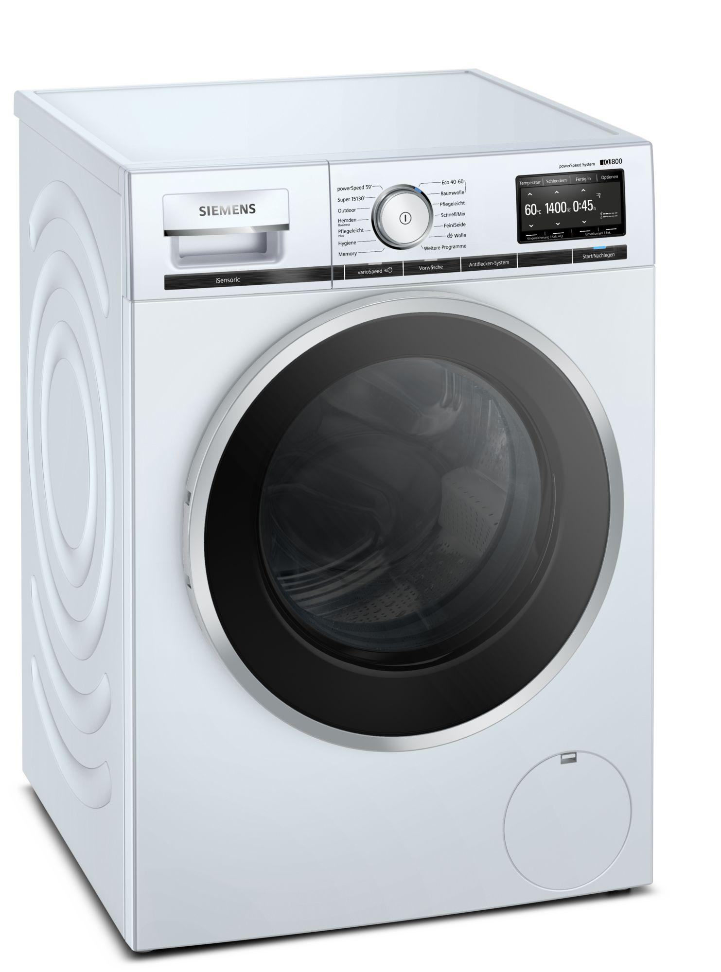 SIEMENS WM14VG44 iQ800 Waschmaschine (9 kg, 1400 U/Min., A)