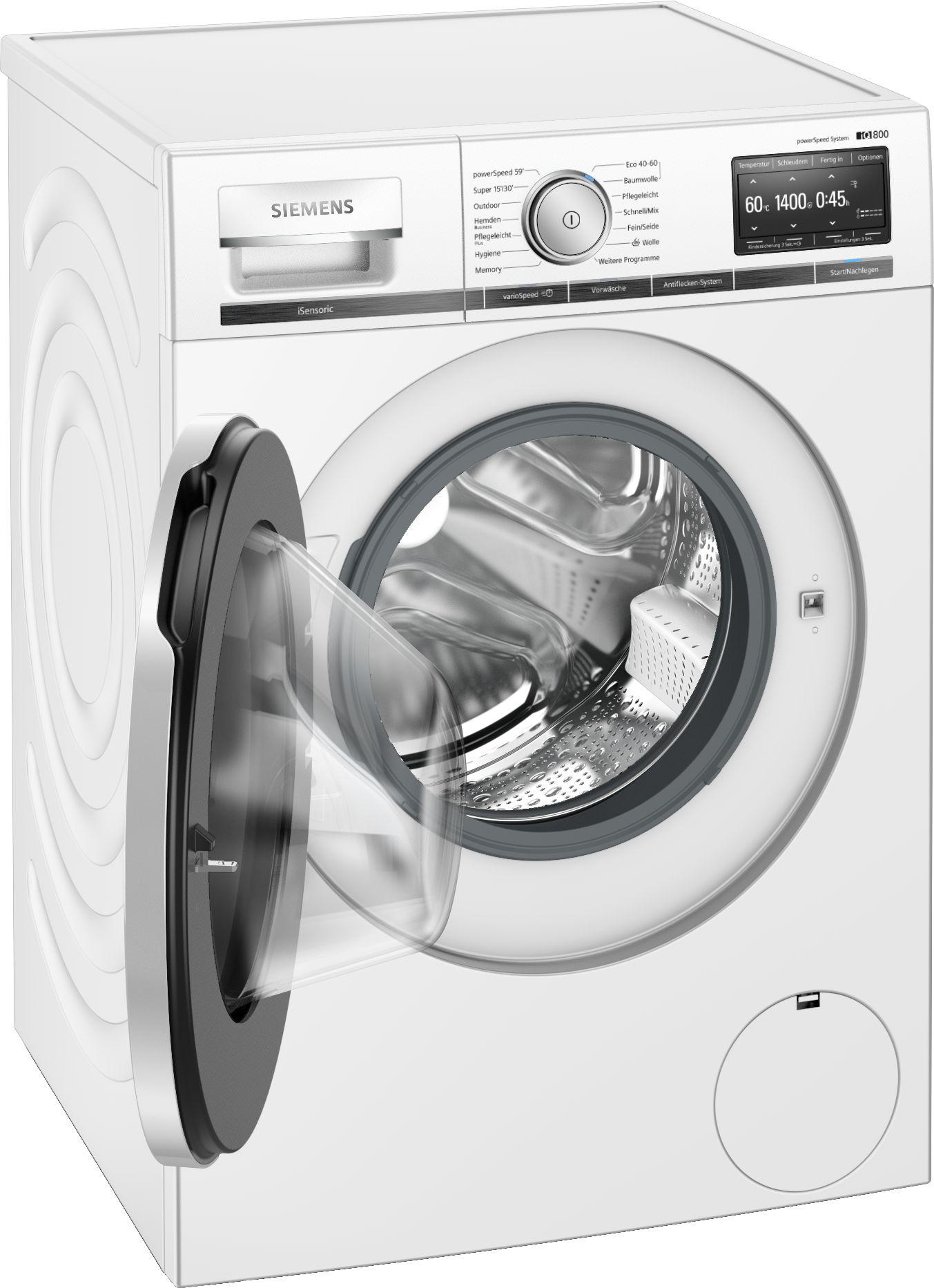 SIEMENS WM14VG44 iQ800 Waschmaschine (9 kg, 1400 U/Min., A)