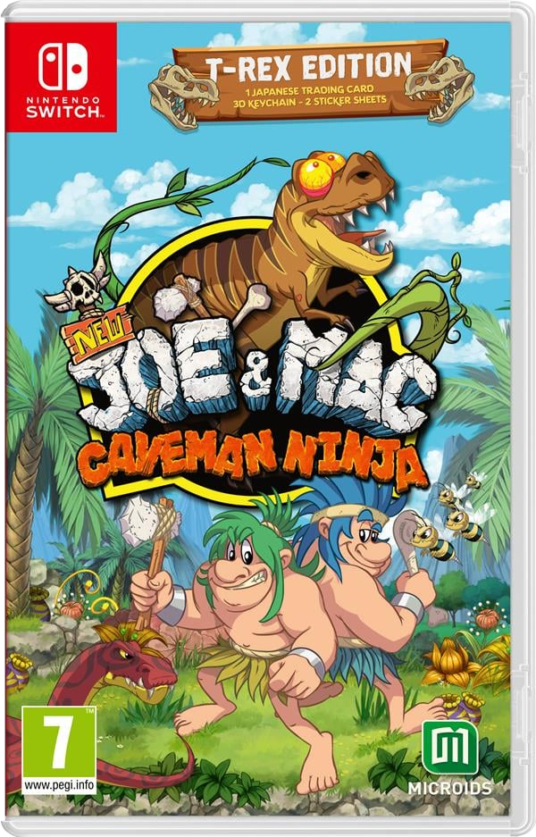 New Joe & Mac Caveman Ninja T-Rex Edition FR/UK Switch