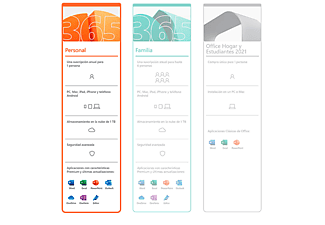 Software | Microsoft Office 365 Personal 1 año (Formato Físico)