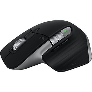 Ratón inalámbrico - Logitech MX Master 3S para Mac, Inalámbrico, 8000 ppp, Botones personalizables, 70 días de duración de batería, Negro