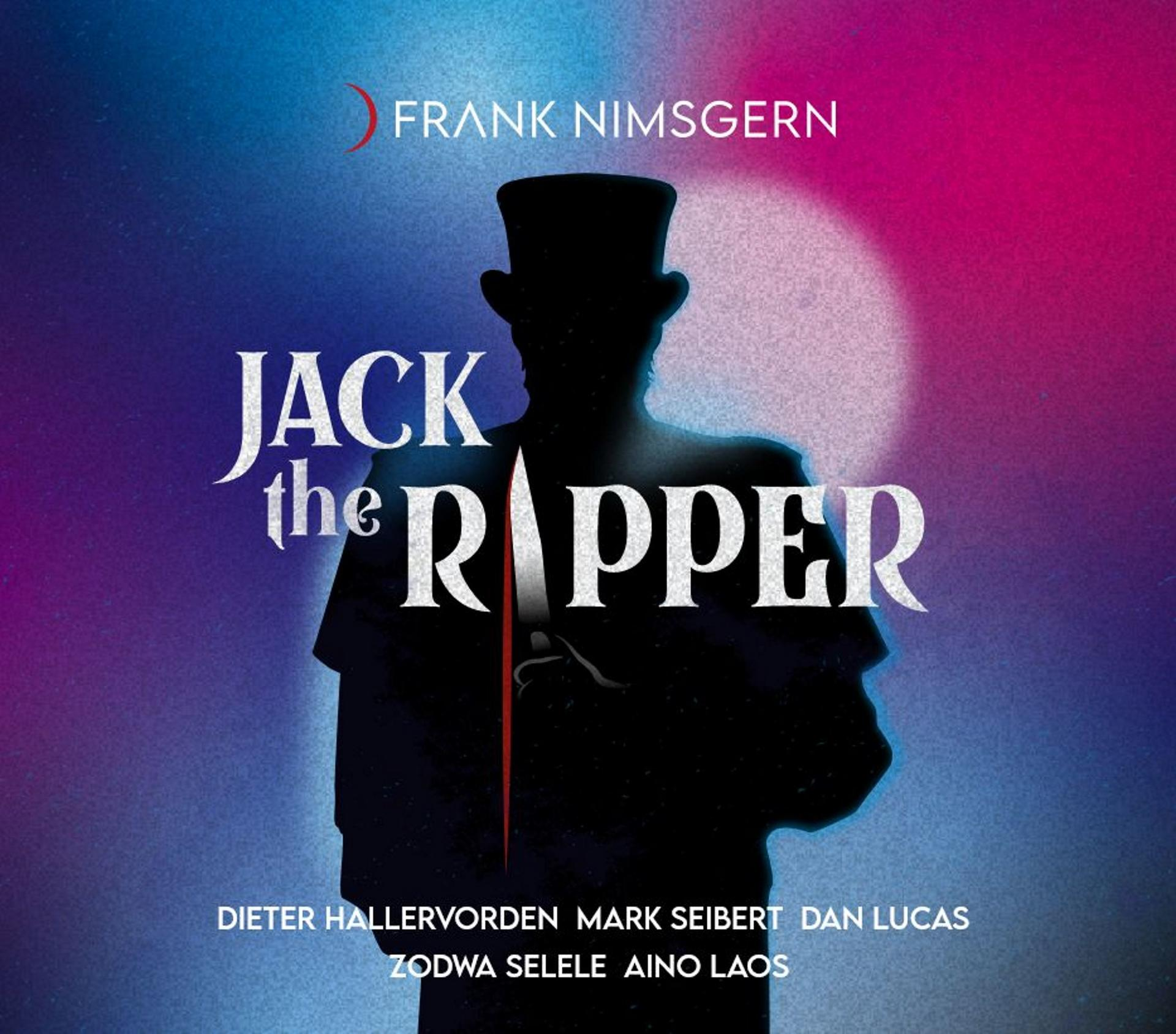 Albumcover, Silhouette eines Mannes mit Zylinder, Titel 'Jack the Ripper'.