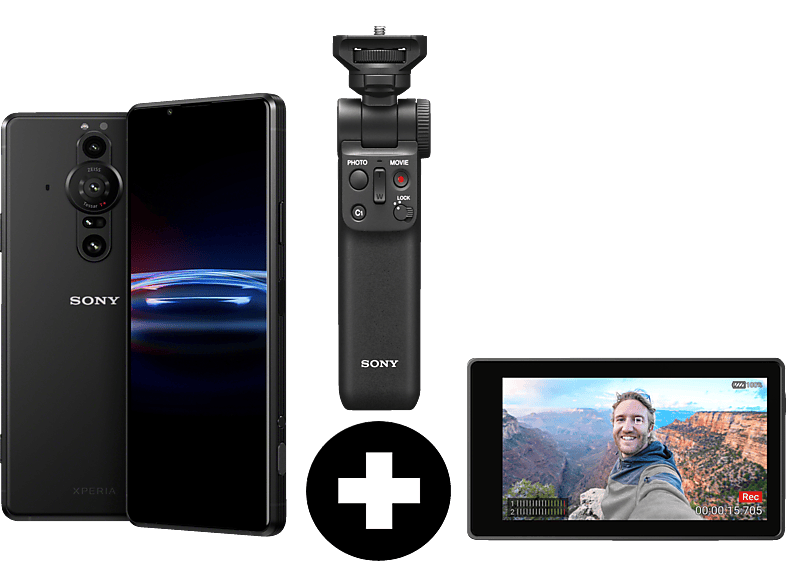 SONY Xperia PRO-I Vlog Kit Smartphone mit Vlogging Monitor