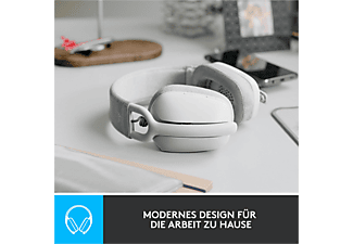 LOGITECH Zone Vibe 100, Over-ear Headset Bluetooth Weiß