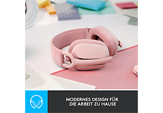 LOGITECH Zone Vibe 100, Over-ear Headset Bluetooth Rose