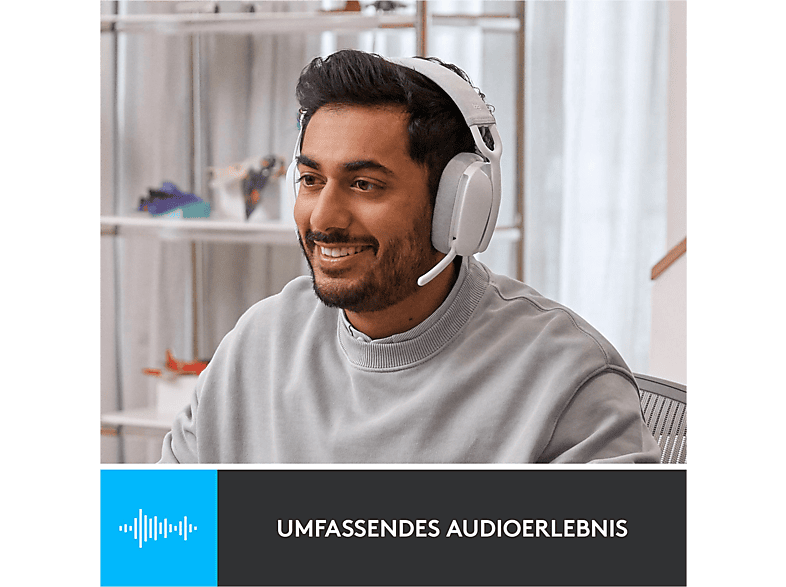 Thumbnail - LOGITECH Zone Vibe 100, Over-ear Headset Bluetooth Weiß