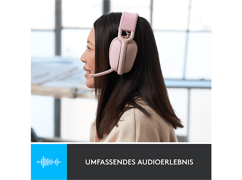 Thumbnail - LOGITECH Zone Vibe 100, Over-ear Headset Bluetooth Rose