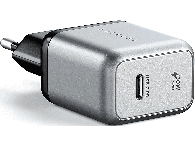 Satechi ST-UC30WCM-EU USB-C PD GaN Wall Charger, grau; Ladegerät — Foto 2 von 5
