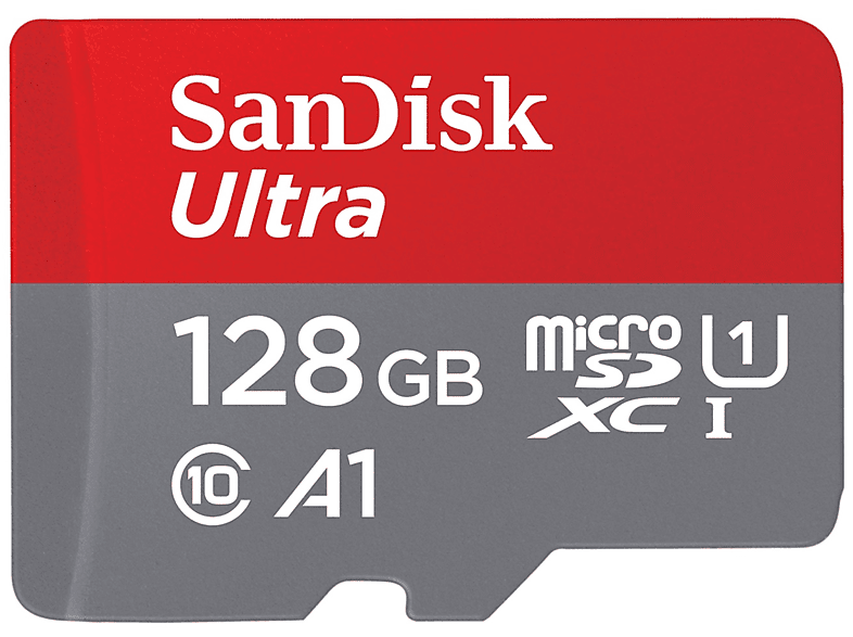 Scheda DI Memoria SanDisk Ultra 128Gb + adattatore