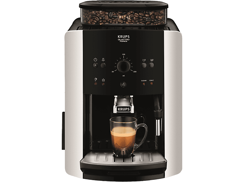 Imagen de Cafetera superautomática - Krups Espresseria Arabica Quattro Force EA8118, 1450 W, 15 bares, 1.7 L,